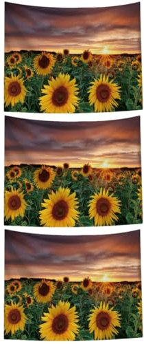 Cabilock 3 Stk Tapisserie Tapisserie Strandtuch Quadratisch Picknickmatte Decke Duschtuch Badetücher Badezimmerhandtücher Hand Serviette Wandteppich Fitness Blumen Polyester (polyester)