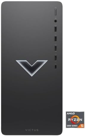 HP Victus 15L TG02-0004sl Desktop, AMD RYZEN 5 5600G, 16 GB RAM DDR4, 512 GB SSD, RTX 4060 8 GB GDDR6, PSU 80 Plus Gold 350 W, Windows 11, 3 Monate PC Game Pass inklusive, grau