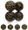 Oairse Bolas de Navidad grandes de 10 cm, bolas negras grandes inastillables para árboles de Navidad, decoración de bodas, fiestas, 4 unidades