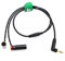 HangTon Cavo audio per Rode Wireless GO alla videocamera Canon C70 BMPCC 4K BMCC 6K, da 3,5 mm 1/8 a TA3M Mini XLR a 3 pin a 2 canali da 20.