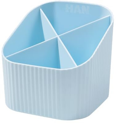HAN Schreibtischköcher Re-X-LOOP - say yes to 100% recycled, modernes, junges Design für alle Schreibtischutensilien, pastellblau, 17238-884