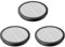 Kissof Filtres HEPA de rechange, Compatible avec l'aspirateur à batterie Kissof S17, 3 pièces, pour Aspirateur sans fil