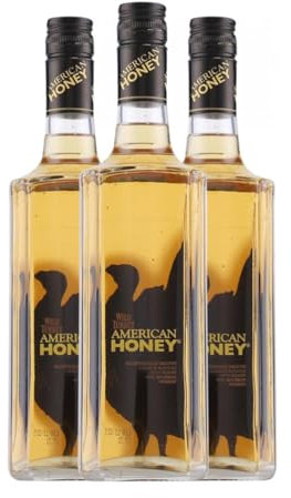 Whisky Bourbon Wild Turkey American Honey 70 cl (Caja de 3 Botellas de 70 cl)