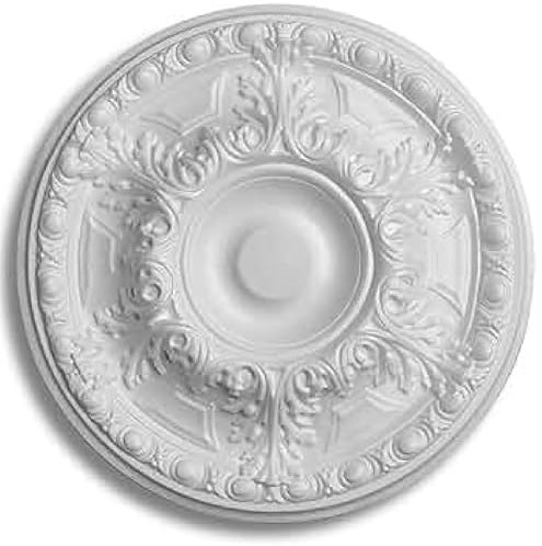 La zappa Rosette Rosette für Dekoration aus Styropor für Decken (Ø 50 cm)