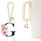 Rose Initial Charm for Stanley Cup,Mini Tumbler Keychain Letter Charm Stanley Cup Accessories for Purse Backpack,Rose Gifts for Women Her Mom Sister Friend