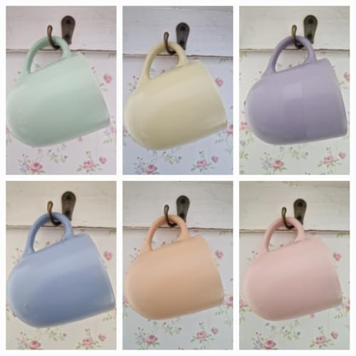 Arinosa Tassen Becherset Kaffeetassen Pastell 6 er Set Steingut 300ml