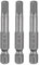 sourcing map 3pcs H5.0 Hex Head Drill Bit Wrench 5mm Metric Flat Tip 1/4 Hex Shank 50mm (2) Long Magnetic Hexagonal Screw Driver Socket Industrial Screwdriver Power Bits