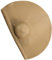 Sombrero de Paja Mujer Plegable Sombrero de Visera Extra Grande Gorra de Sol de ala Ancha Suave Transpirable Sombrero de Playa Al Aire Libre UV Protección (Caqui)