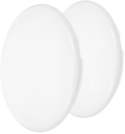 Homoyoyo 2 Stück Zubehör Für Deckenleuchten Deckenventilator Ersatzglas Lichtschirme Für Deckenleuchten Glühbirnenabdeckungen Für Deckenleuchten Kugeln Für Deckenventilatoren Weiß Pvc