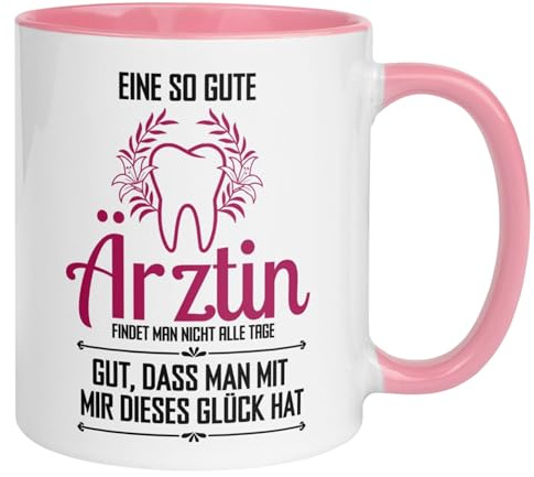Tasse Zahnärztin | Zahnärztin Geschenk Becher mit Spruch | Eine so gute Zahnärztin findet man nicht alle Tage | Danke Kollegin Medizin Zahnmedizin Praxis Kaffeetasse Wertschätzung