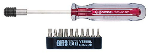Vessel Torx Head Driving Set [No.TD-6310TX] (w/ 10 bits) (Japan Import)