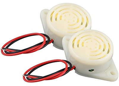 Futheda 2 pz sfm-27 DC 3 – 24 V 12 mA elettronico buzzer intermittente segnale acustico di allarme sonoro