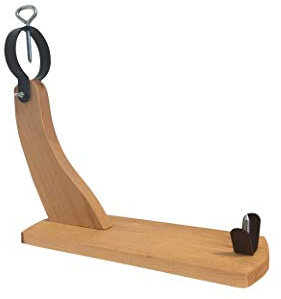 CUPERINOX Jamonero de Madera Góndola Soporte para Pata y Paleta de jamón Serrano e ibérico con agarres de Metal Jamonera Economica