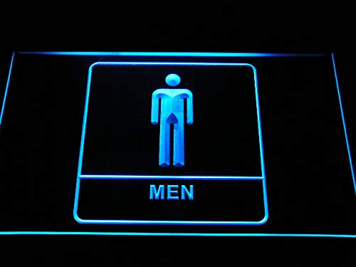 ADVPRO Men Male Boy Toilet Washroom Restroom Display LED Neon Sign Red 400 x 300mm st4s43-i1015-b