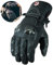 Texpeed Motorradhandschuhe Herren Leder - Wasserdicht Biker Moped Gepanzert Knöchelschutz - Für Sommer oder Winter - Schwarz - Langer Stil - 2XL