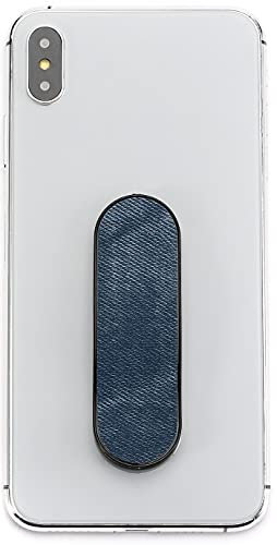 MOMO STICK - Das Original! Smartphone Fingerhalter - Handy Fingerhalterung Handy Halter Ständer Griff - Handy Halterung Handy Ring (Denim Series - Blue)