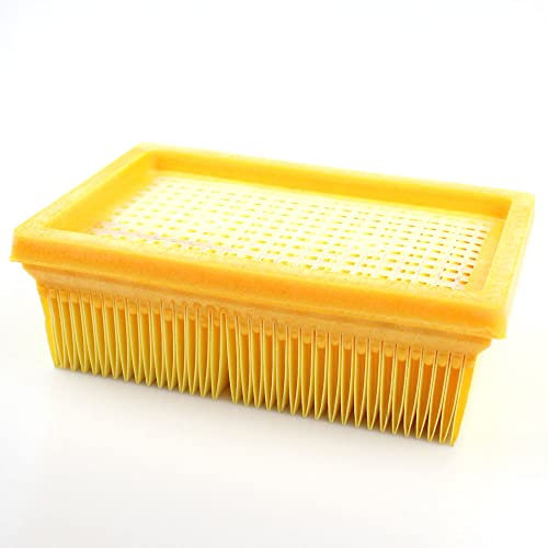 Filtro Plisado de Apto para Kärcher Staubsauger WD 6 P Premium, WD 6 P Renovación Premium, WD 6 P Renovación Premium Kit, WD6, WD6P | Filtro de aspiradora - Filtro de láminas
