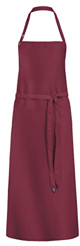 GREIFF gastro moda Service Latzschürze 77x100 Bordeaux Modell 40440