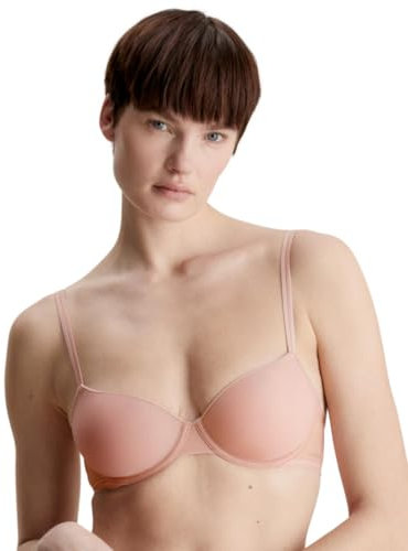 Calvin Klein Reggiseno T-Shirt Donna Lightly Lined con Ferretto, Rosa (Subdued), 2A