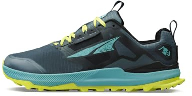 ALTRA Men's Lone Peak 8 Trail Running Shoe, Black/Green, 10.5