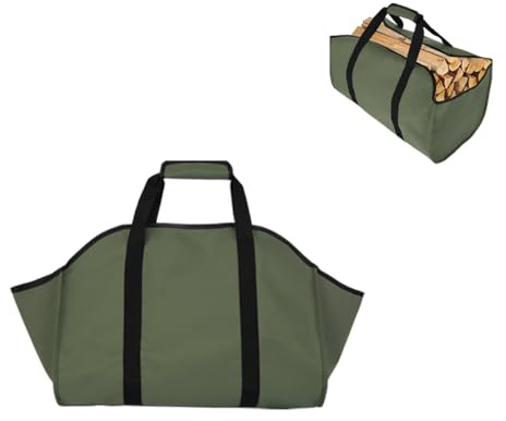 BEISUOSI BEISUOSI Firewood Log Carrier Tote Bag,Canvas Firewood Holder，Extra Large Durable Wood Stoves,Firewood,Logs, Camping,Landscaping