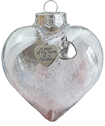 2023 3333 Weihnachtskugeln Weihnachtsdeko In Heart Ornament Heart Christmas A Memorial Piece 1PC Shape Ornaments Heave – My is of Home Decor Wand für Weihnachtsdekoration Hochzeit (B, One Size)