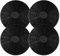 vhbw 4x Aktivkohlefilter kompatibel mit PKM 6004H, 6090H, 8060GZ, 50007, 8090GZ, 9004, 9040/60, 8099 GISZ, 9004H Dunstabzugshaube - 17,5 cm