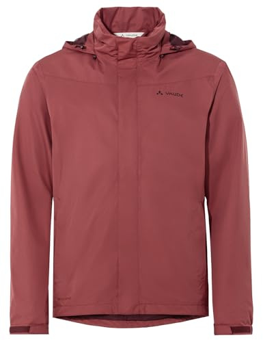 VAUDE Escape Bike Light Regenjacke Herren – Fahrradjacke wasserdicht atmungsaktiv winddicht, 2-Lagen mit verstaubarer Kapuze