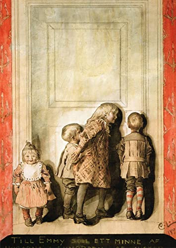 Kunstkarte Carl Larsson Der Tag vor Weihnachten