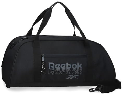 Reebok ONA Bolsa de Viaje Negro 53x24,5x23,5 cms Poliéster by Joumma Bags