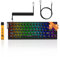 MAMBASNAKE x ATTACK SHARK X68 HE Rapid Trigger Keyboard with Magnetic Switch, 0.01mm Adjustable Actuation,8000Hz Wired Gaming Keyboard with C01 PRO Coiled Cable, Snap Tap,RGB,PBT Keycaps(Black)