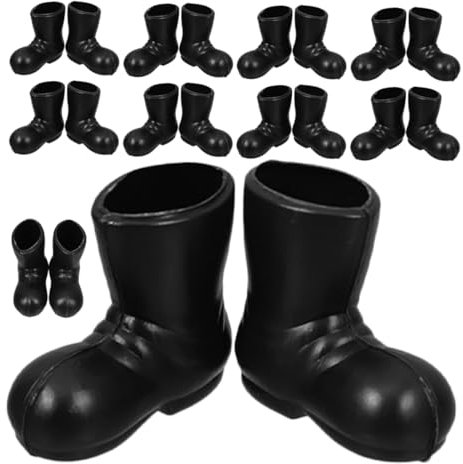 ibasenice Festliche Mini-weihnachtsstiefel 20 Stück Weihnachtsspielzeug Weihnachtsstiefel Dekorationen Für Puppenhaus Dekoration Basteln