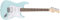 Squier by Fender Debut Collection HSS Stratocaster Electric Guitar, Laurel Fingerboard, White Pickguard, Daphne Blue