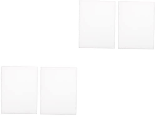 STOBOK 2 Sätze Schwammblock Mit Hoher Dichte Airbrush-grundierung Saugfähig Filter Schwammblöcke Mit Hoher Dichte DIY Filzschwamm Werkzeug Heimfilzschwamm Nadelfilzpads Weiß 2 Stück * 2