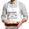 Delantal personalizado para hombres gracioso. Especial cocina personalizado día del Padre. Regalos originales personalizados. frases graciosas chef adulto. (Tranquilos)