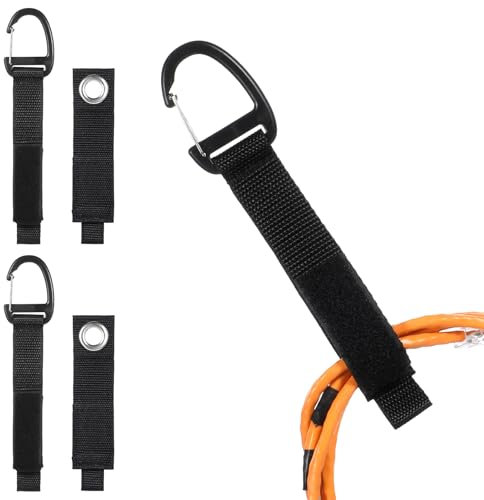 4Pack Heavy Duty Large Extension Cord Holder Extension Cord Storage Organizer for Garage Storage and Organization Extensions Cords Hanger with Triangle Clips for Men Workshop Hoses Ropes Cables Tool
