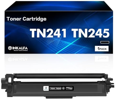 Toner TN241 TN245 Kompatibel für Brother MFC-9142CDN DCP-9020CDW HL-3152CDW HL-3142CW MFC-9332CDW DCP-9022CDW MFC-9332CDW DCP-9022CDW MFC-9142CDN TN242BK 1er-Pack