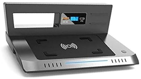 Wivplex 15W Autotelefon QI Kabelloses Ladegerät, for VW, for Tiguan, L 2017-2023 Innenraumanzünder Nachrüst-Kabelloses Ladepanel Kabelloses Autoladegerät
