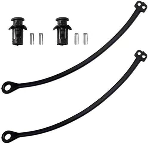 2 Pcs Tankdeckel Halteband für VW Audi Porsche Skoda, Ersatzkabel für Tankdeckel mit 2 Clips, 180201556 180201550 N10528301A