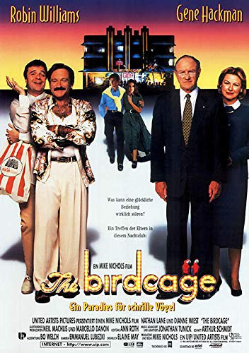 The Birdcage - EIN Paradies für schrille Vögel (1996) | original Filmplakat, Poster [Din A1, 59 x 84 cm]