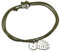 Wickelarmband Monstera Blatt Gravur Edelstahl Armband