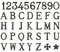 REAL VOTIVA FONDERIE D'ARTE Lettere e Numeri in Bronzo per lapidi o Numeri civici. Altezza 4 cm. Romano Bronzo Patinato (Numero 3)