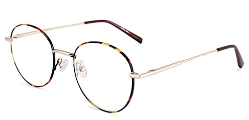 Pro Acme Anti-Fog, Glare, Blue Light Blocking Unisex Glasses, Screen Reading Glasses, TV, Phone, Computer Gaming Glasses for Women Men (Leopard)