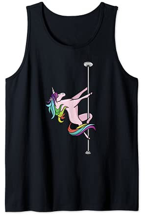 Drôle Pole Dance Licorne Cadeau Lover Pole Dancer Fitness Débardeur