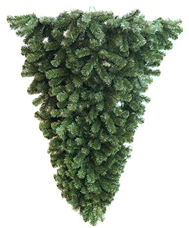 Albero di Natale GIOVE - Albero di Natale Sottosopra a Parete H.160 cm in Pvc con Apertura ad Ombrello.