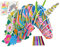 weeyin Puzzle 3D Bricolage Kits, Cadeau Fille garçon 6 7 8 9 10 ans, Jouets Loisirs Créatifs Amusants, Puzzle à Colorier 3D Enfant 6 7 8 9 10ans, Noël Anniversaire Cadeau pour Filles et Garçons