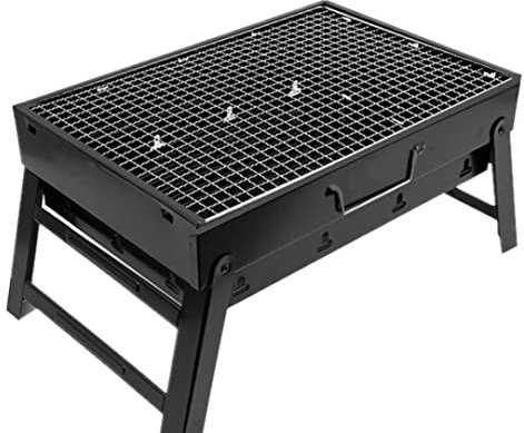 BBQ Grill tragbare Grillgrills Klappern Holzkohle Feuerstelle Grill Grill Rauchfreies BBQ Schreibtisch Tabletop für Home Camping Wandern