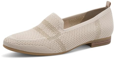 Jana Damen Slipper mit Strukturmuster Vegan, Beige (Beige), 39 EU