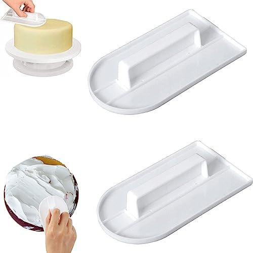 2 Pcs Fondant Cake Smoother Polisher, Fondant Smoother Cake Icing Smoother Tool, Fondant Marzipan Sugar Paste Polisher Smoothing Sugrarcraft Cupcake, Suitable for Home Kitchens Cake Shops Candy Shops