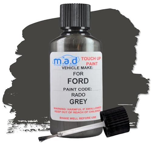 M.A.D MYLDAN AUTO DESIGN M.A.D For Ford Rado Grey Alloy Wheel Paint Touch Up Kit Compatible With Fiesta ST Curb Scratch